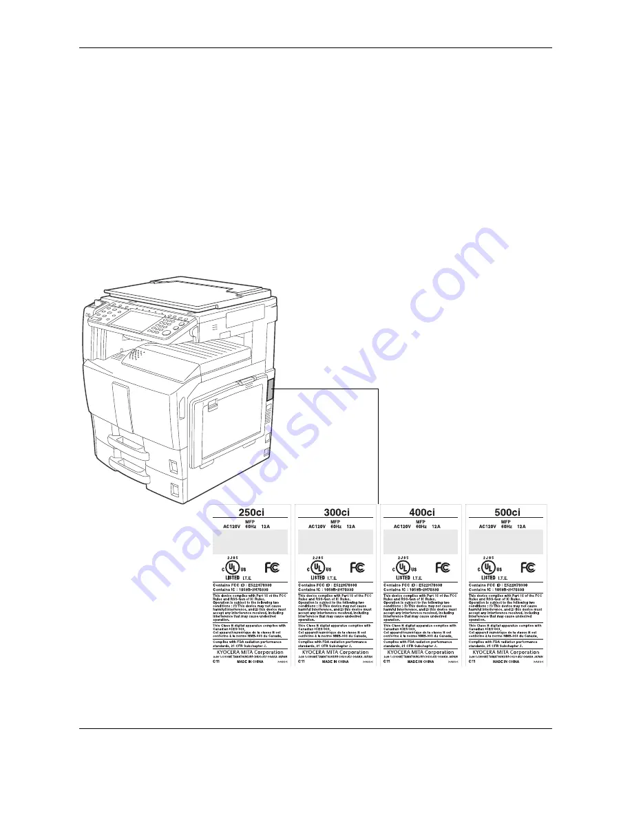 Kyocera TASKalfa 250ci Operation Manual Download Page 18