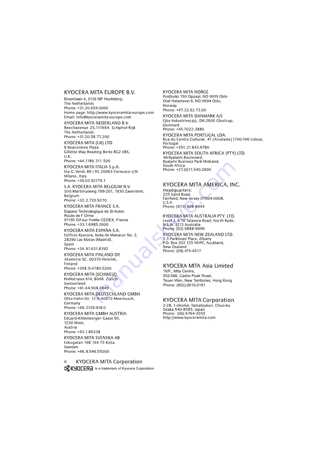 Kyocera TASKalfa 3050ci Service Manual Download Page 935