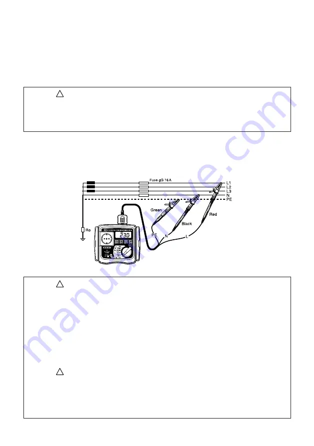 Kyoritsu Electrical Instruments Works 6200 Скачать руководство пользователя страница 14