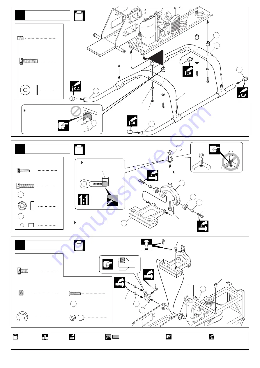 Kyosho Caliber 60 Instruction Manual Download Page 13