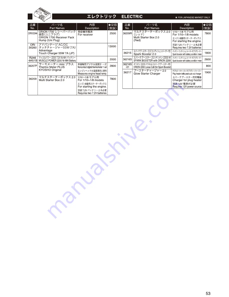 Kyosho Inferno MP9 TKi4 Instruction Manual Download Page 52