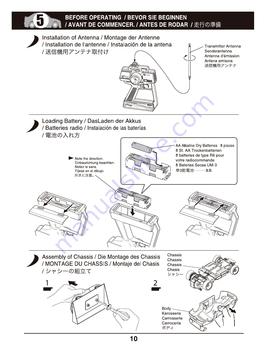 Kyosho MINI-Z Racer MR-02 RM Type Скачать руководство пользователя страница 10