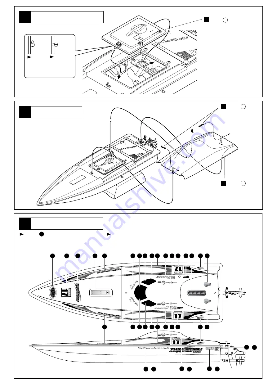 Kyosho TWIN STORM 800 Instruction Manual Download Page 12