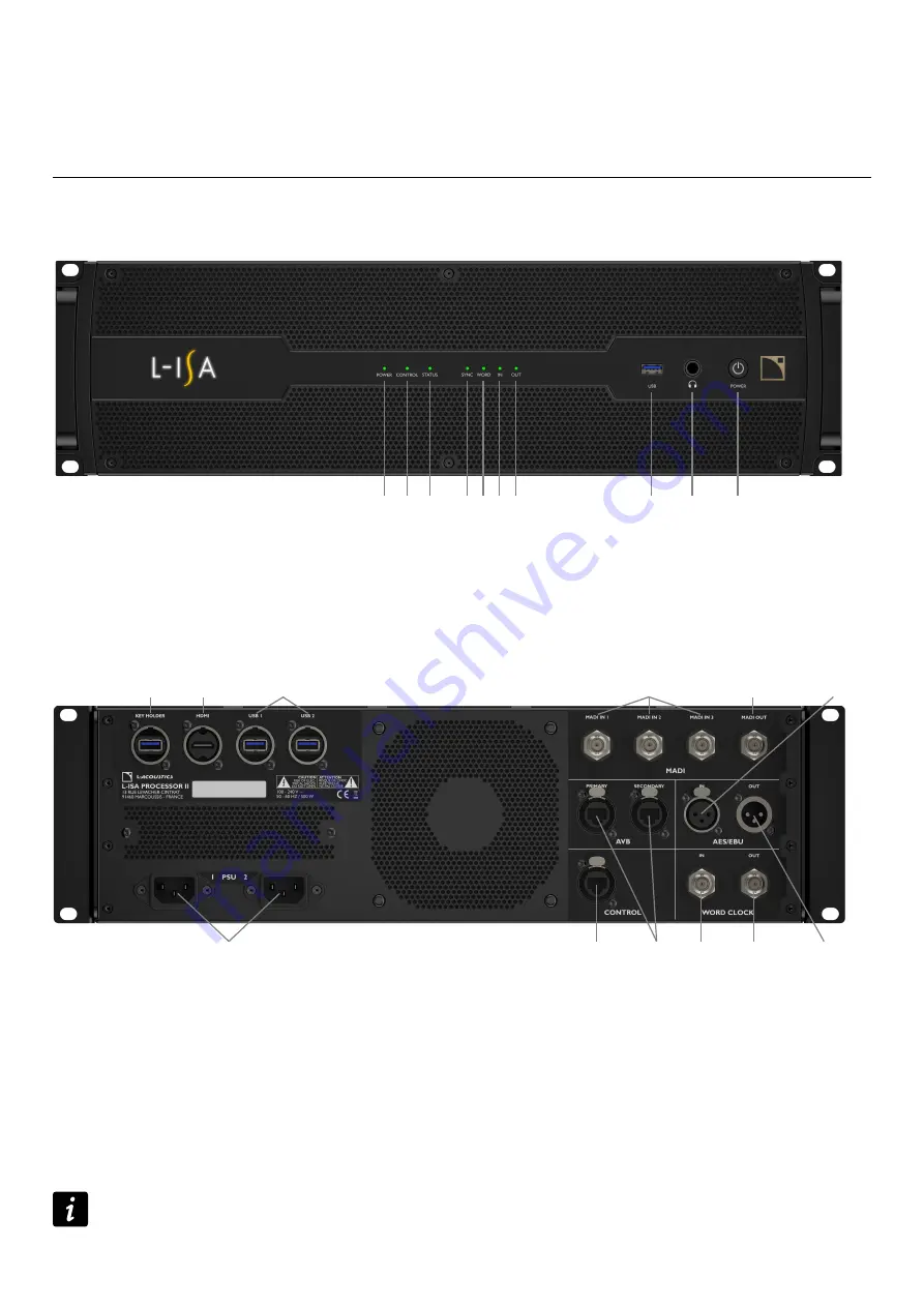 L-Acoustics L-ISA Processor II Скачать руководство пользователя страница 12