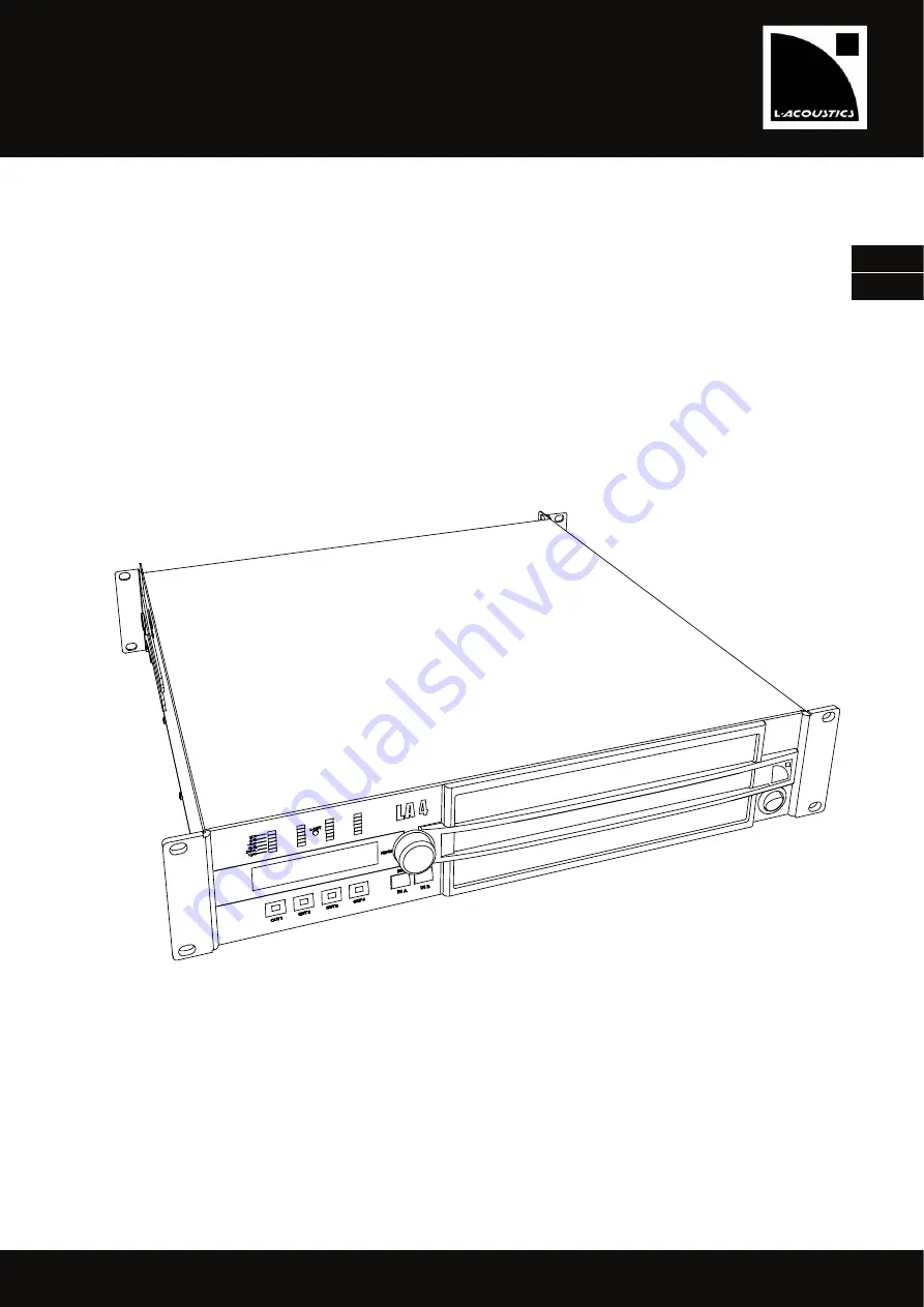 L-Acoustics LA4 User Manual Download Page 1