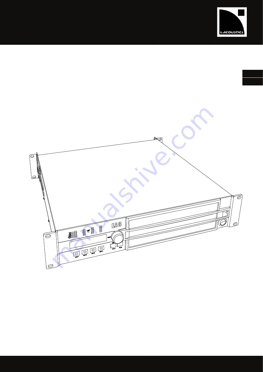 L-Acoustics LA8 User Manual Download Page 1