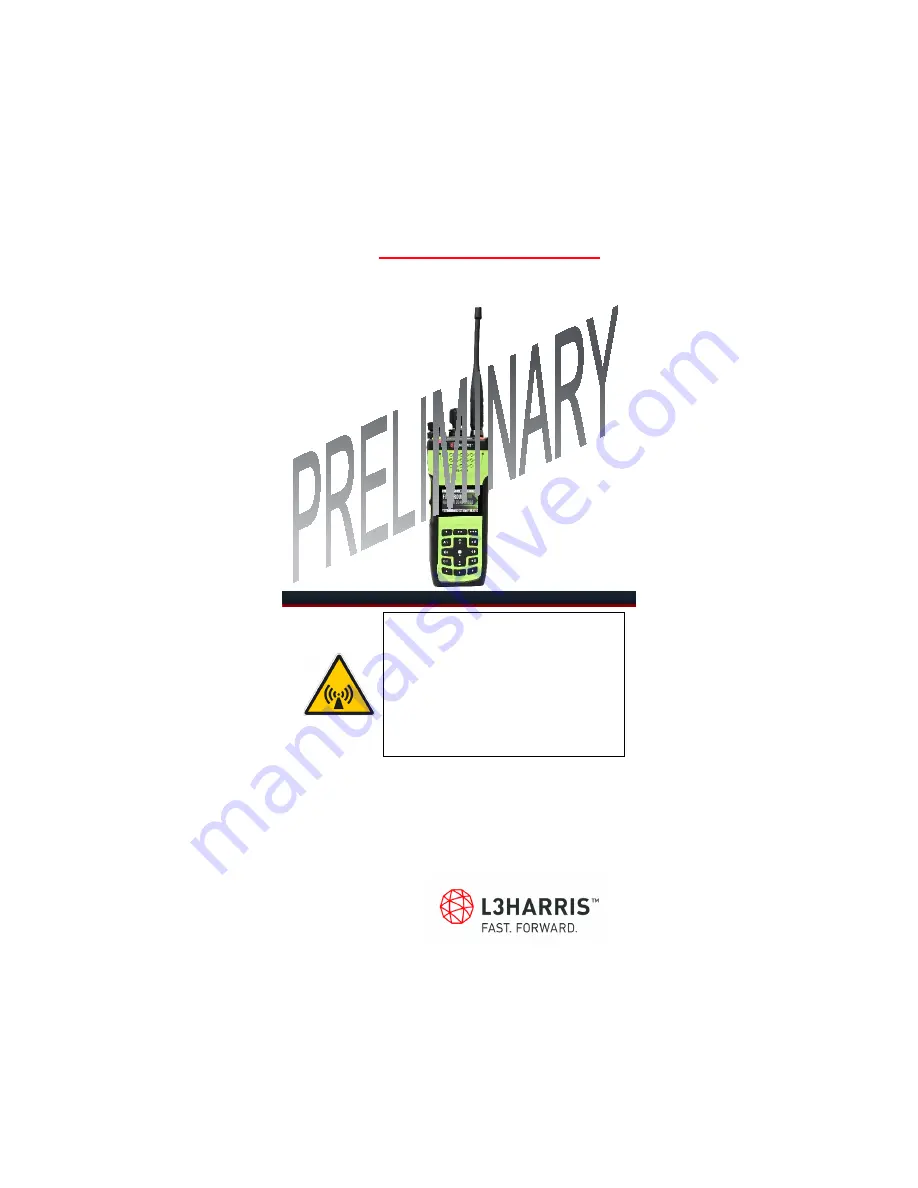 L3Harris 12082-0600-01 Product Safety Manual Download Page 1