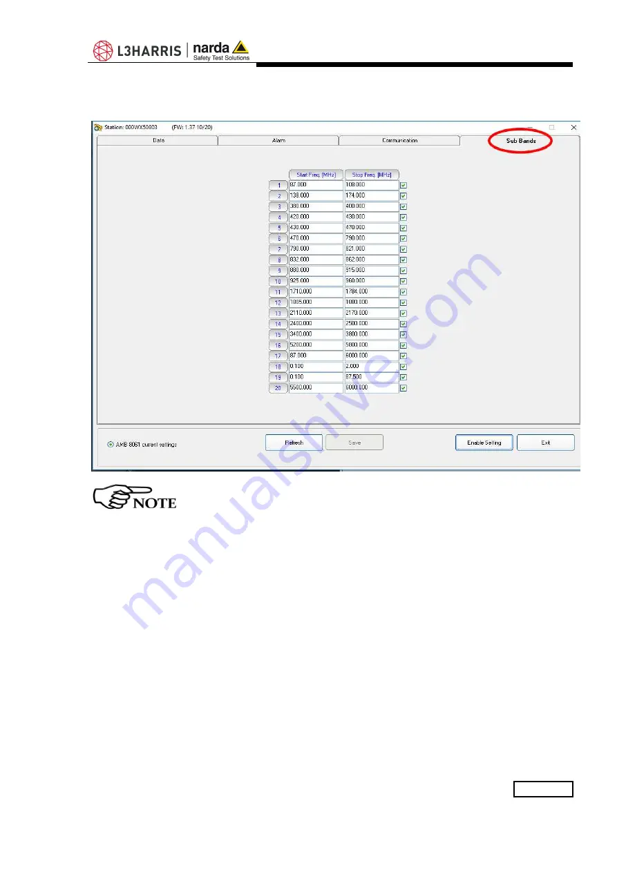 L3Harris NARDA AMS-8061 User Manual Download Page 137