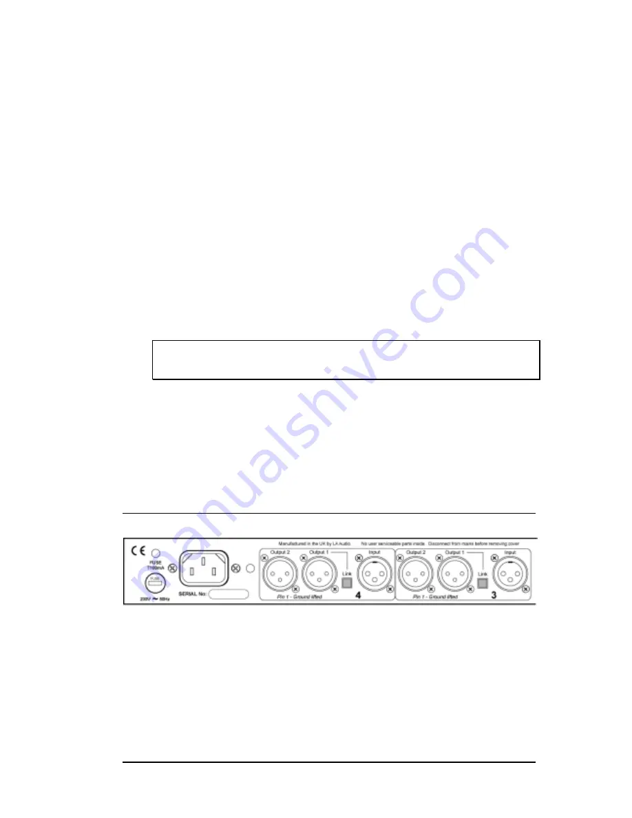 LA Audio MS424 Operation Manual Download Page 7