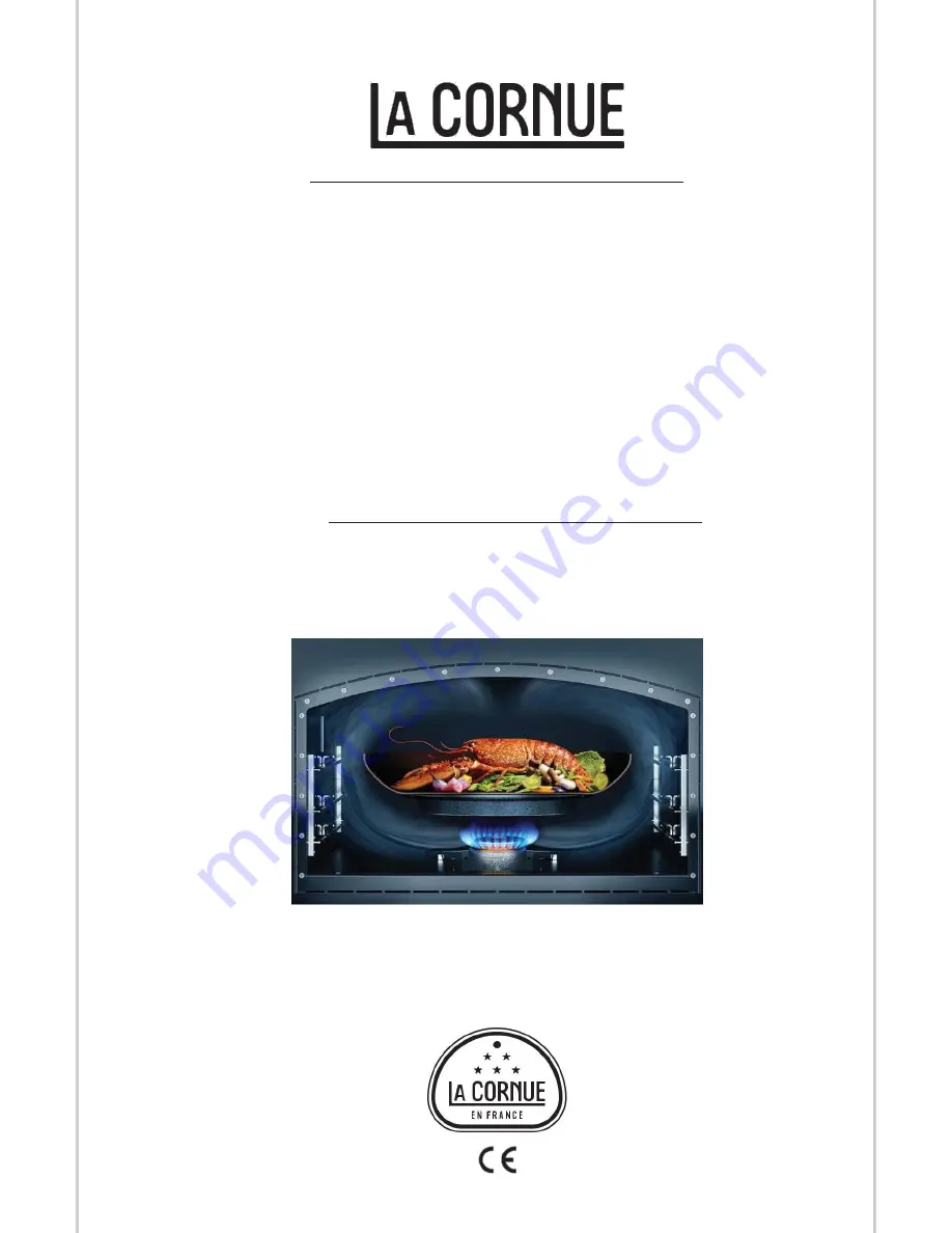 La Cornue Castel 75 G47 Installation Manual Download Page 1