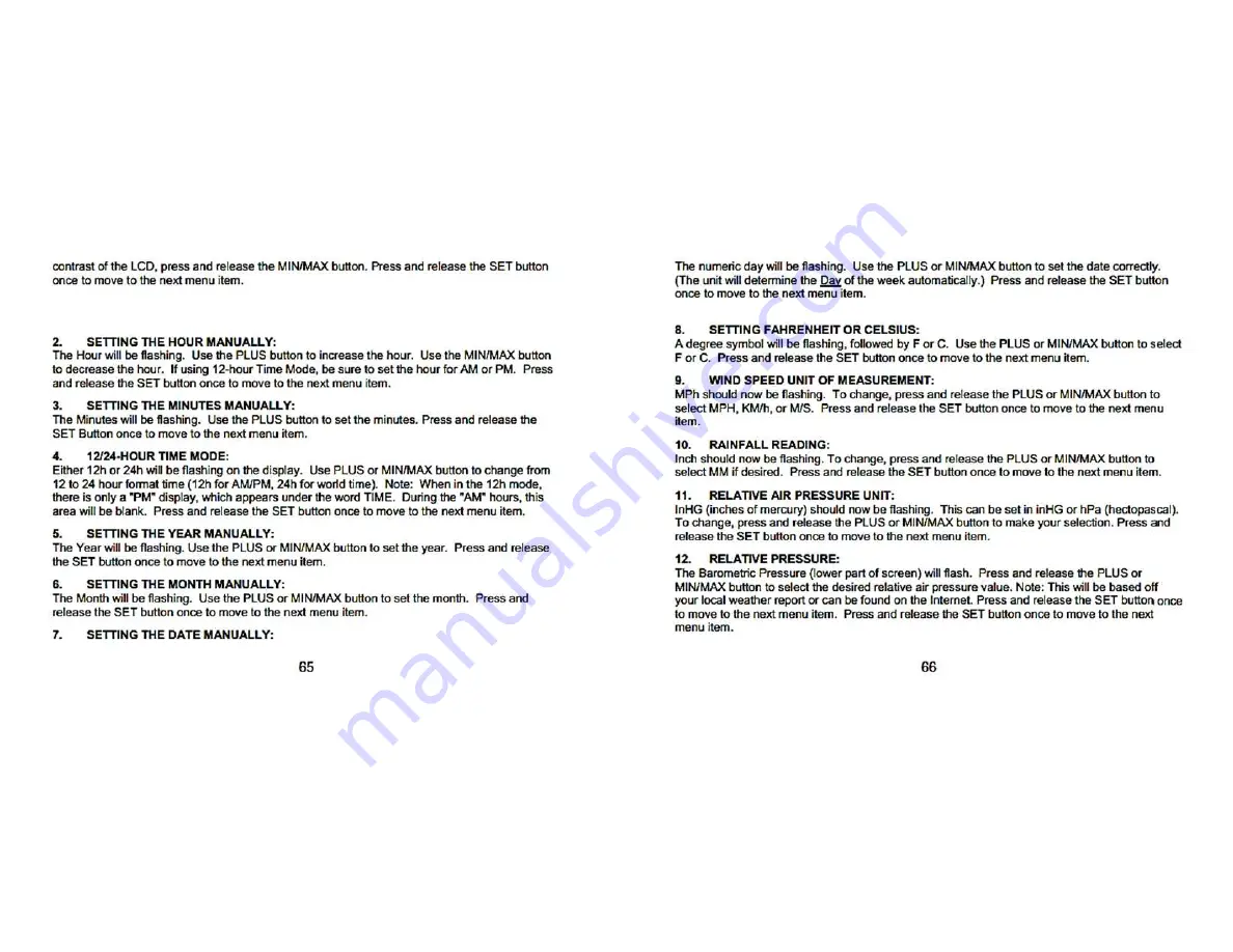 La Crosse Technology WS-1516-IT Instruction Manual Download Page 33