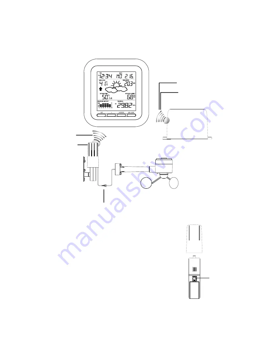 La Crosse Technology WS- 1910TWC-IT Instruction Manual Download Page 6