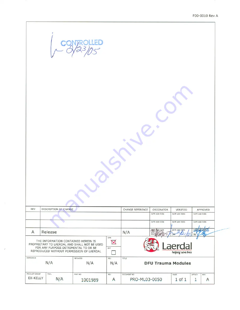 laerdal Trauma Modules Скачать руководство пользователя страница 1