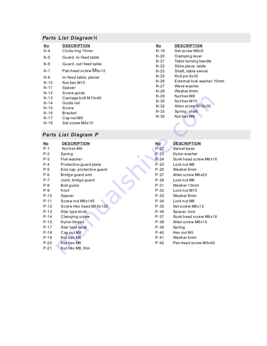 Laguna Tools MCO8000-0250 Manual Download Page 95