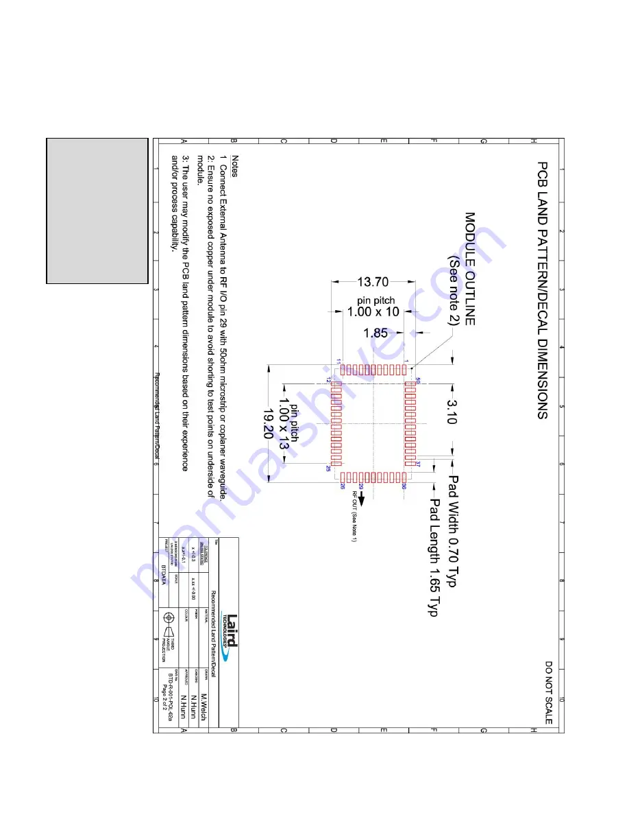 Laird BTM410 User Manual Download Page 69