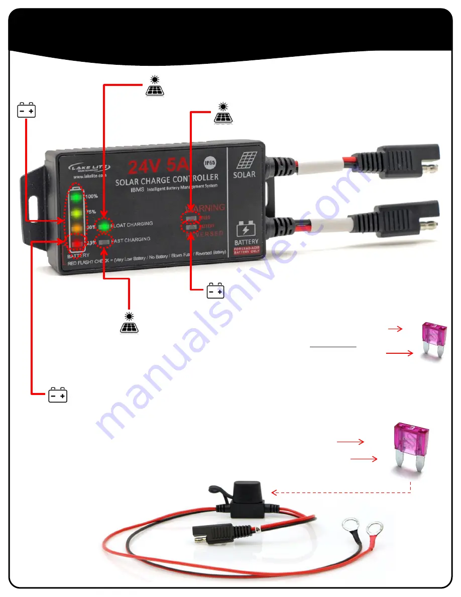 Lake Lite LL-REG-24v-5A Quick Start Manual Download Page 1