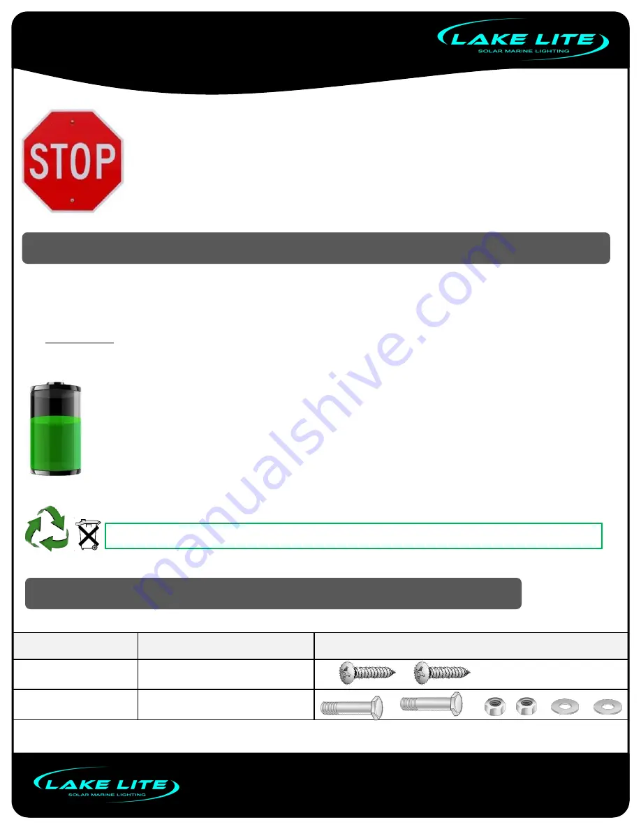 Lake Lite LL-SRL-7-S-WBA Manual Download Page 2