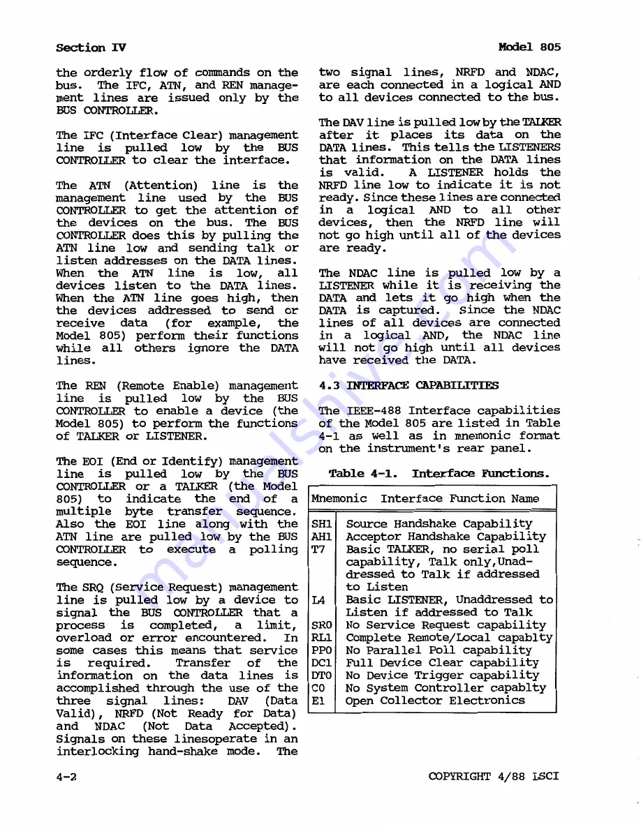 Lake Shore 805 User Manual Download Page 28