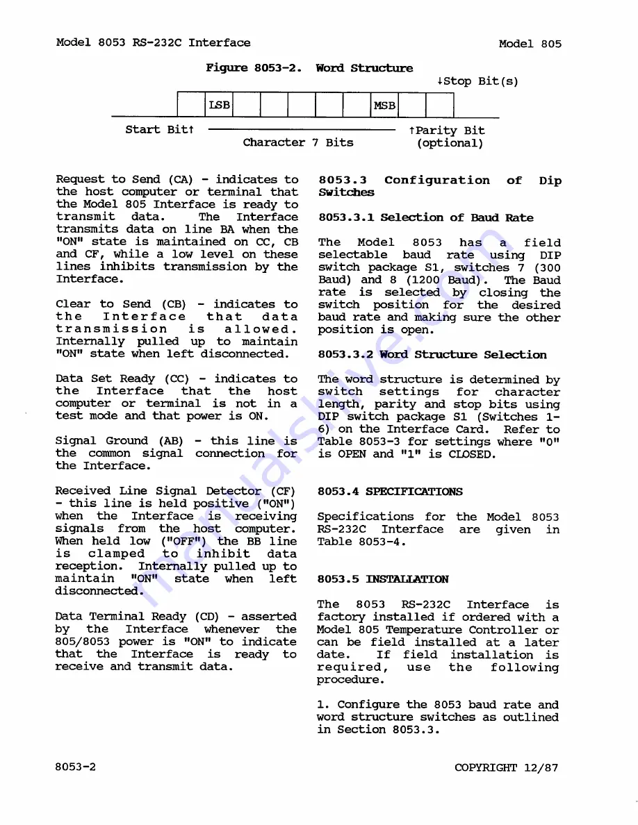 Lake Shore 805 User Manual Download Page 78