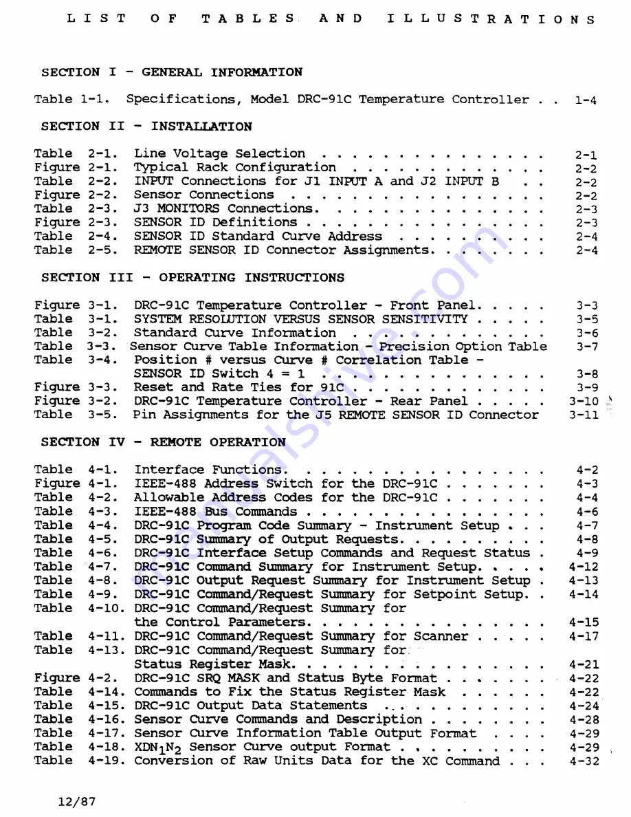 Lakeshore DRC-91 C User Manual Download Page 9