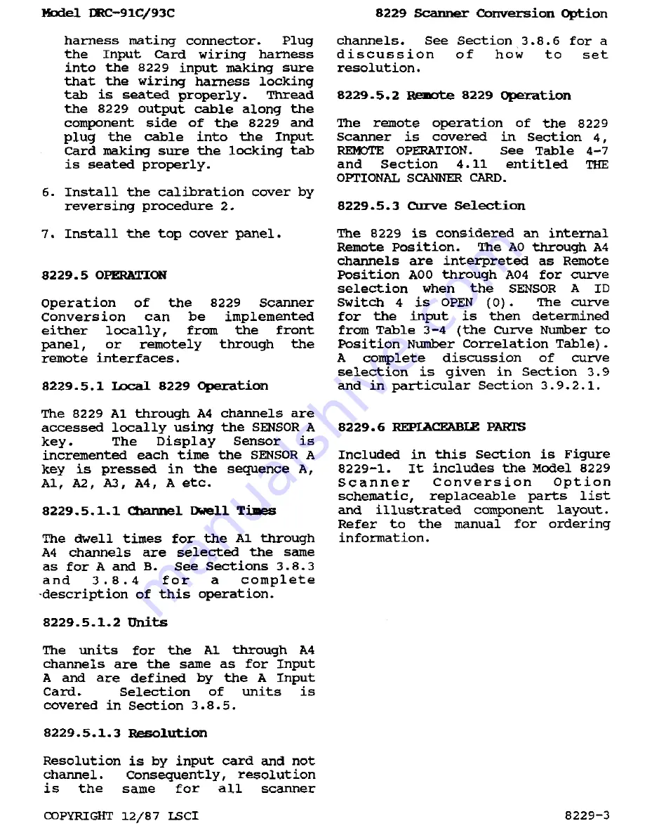 Lakeshore DRC-91 C User Manual Download Page 164