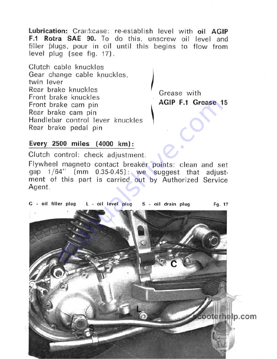 Lambretta 125 dl Instruction Booklet Download Page 26