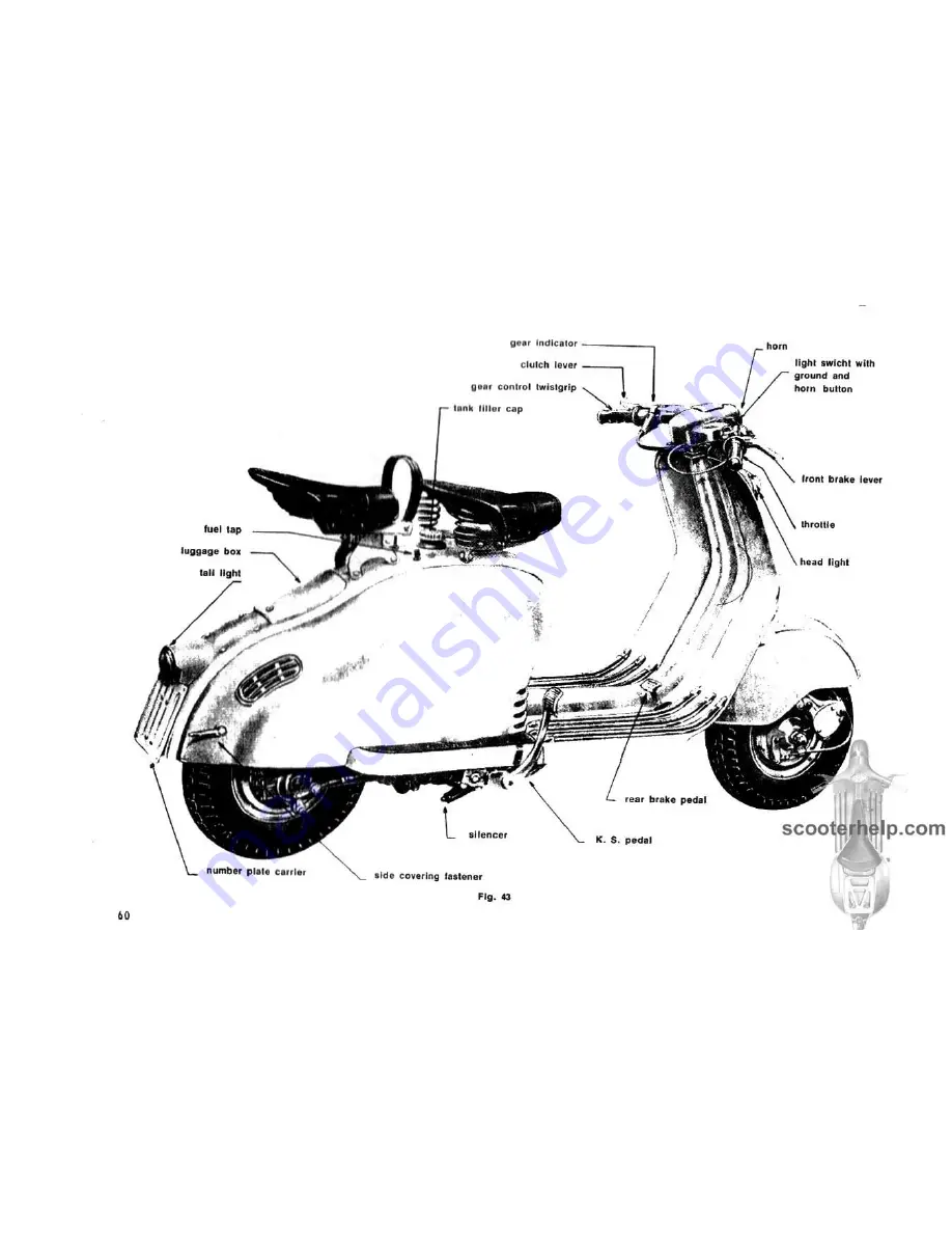 Lambretta 150 ld User Manual Download Page 50