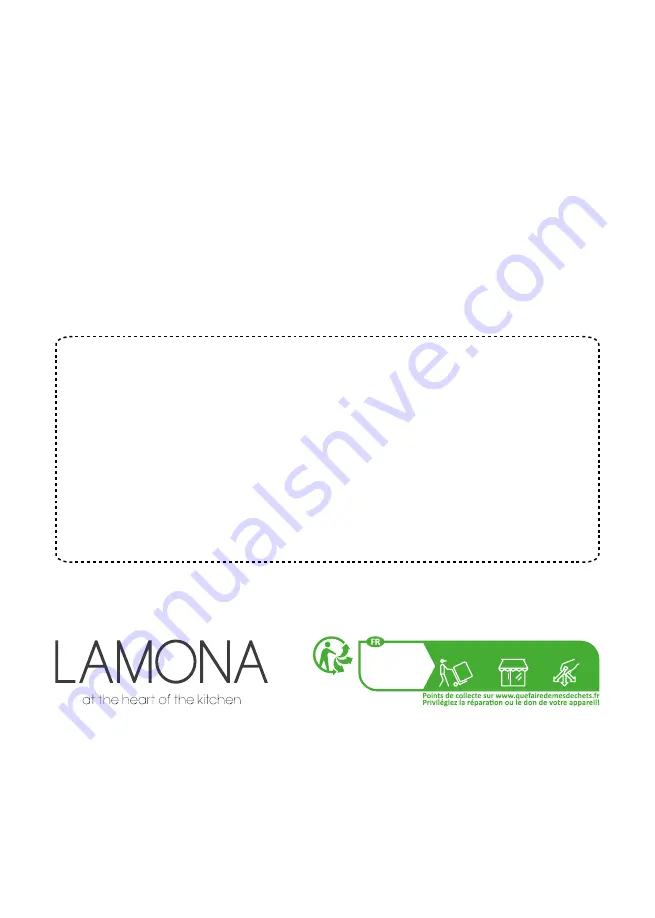 Lamona LAM1706 Instructions And Installation Download Page 20