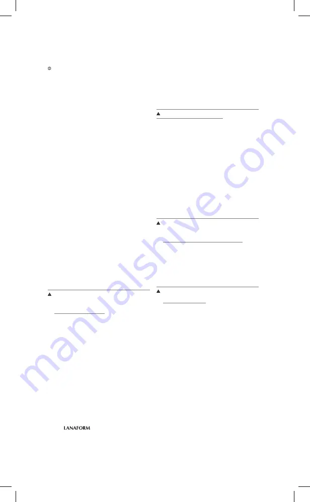 Lanaform Stim Mass Скачать руководство пользователя страница 48