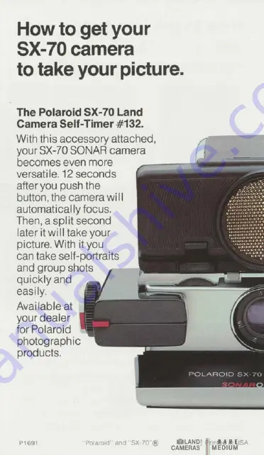 Land Cameras SX-70 Скачать руководство пользователя страница 21