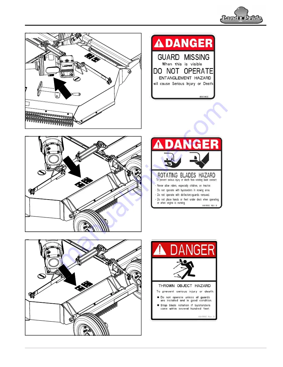 Land Pride RC2512 Series Operator'S Manual Download Page 11