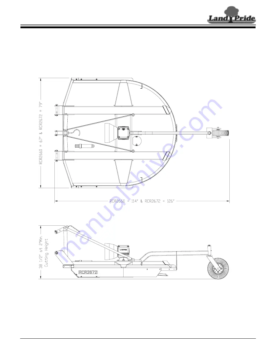 Land Pride RCR2660 Specifications Download Page 2