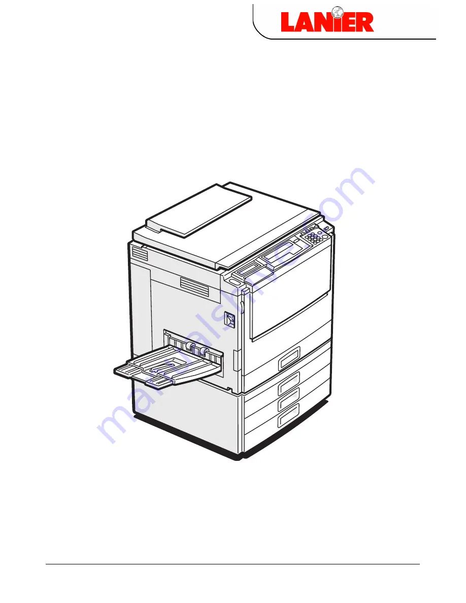 Lanier 5625 Operator'S Manual Download Page 1