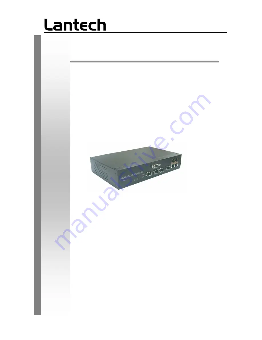 Lantech LGS-2404 User Manual Download Page 1