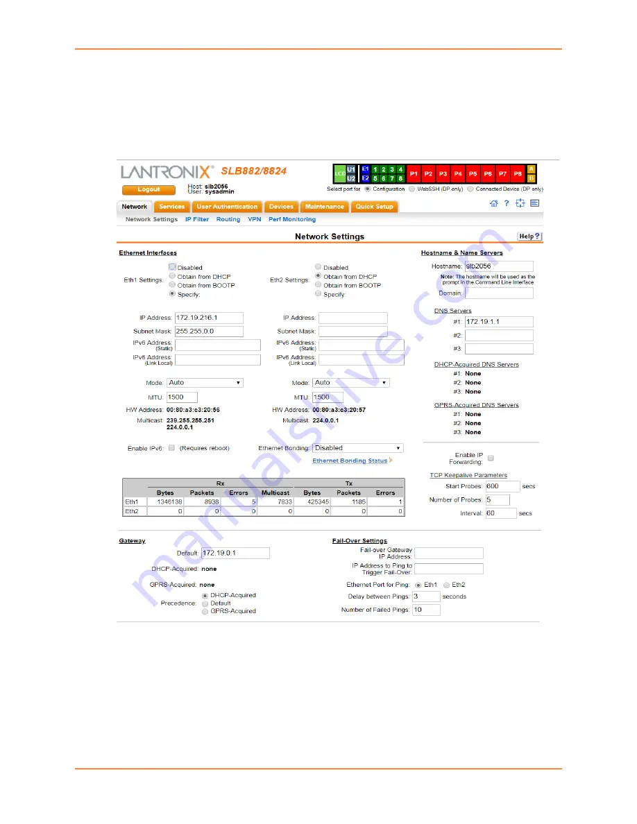 Lantronix 100-120 VAC SLB User Manual Download Page 59