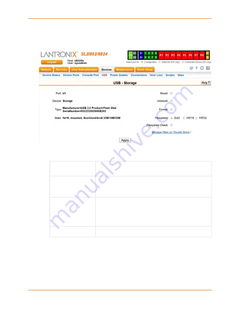 Lantronix 100-120 VAC SLB Скачать руководство пользователя страница 173