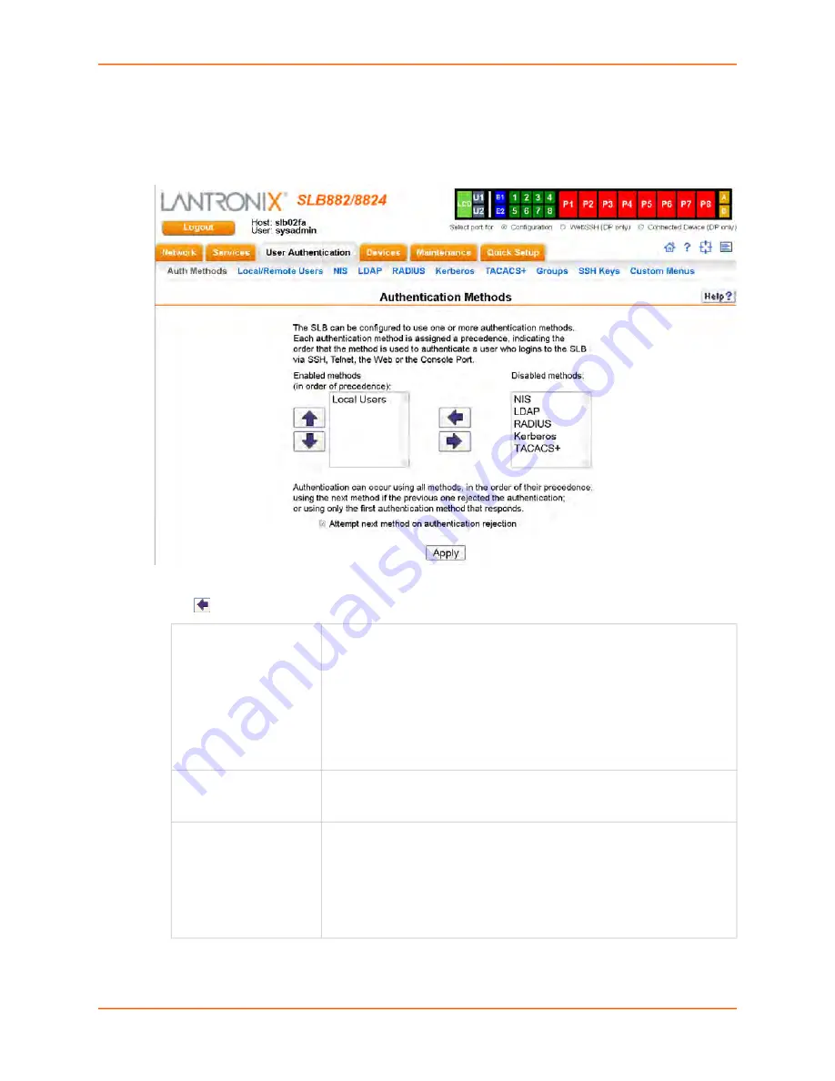 Lantronix 100-120 VAC SLB Скачать руководство пользователя страница 187