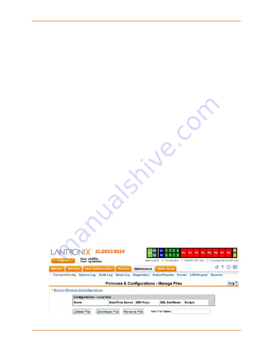 Lantronix 100-120 VAC SLB Скачать руководство пользователя страница 231