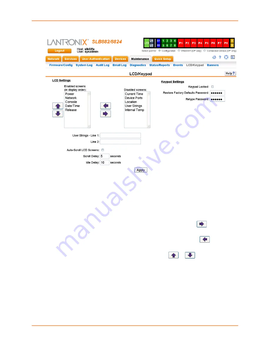 Lantronix 100-120 VAC SLB User Manual Download Page 245