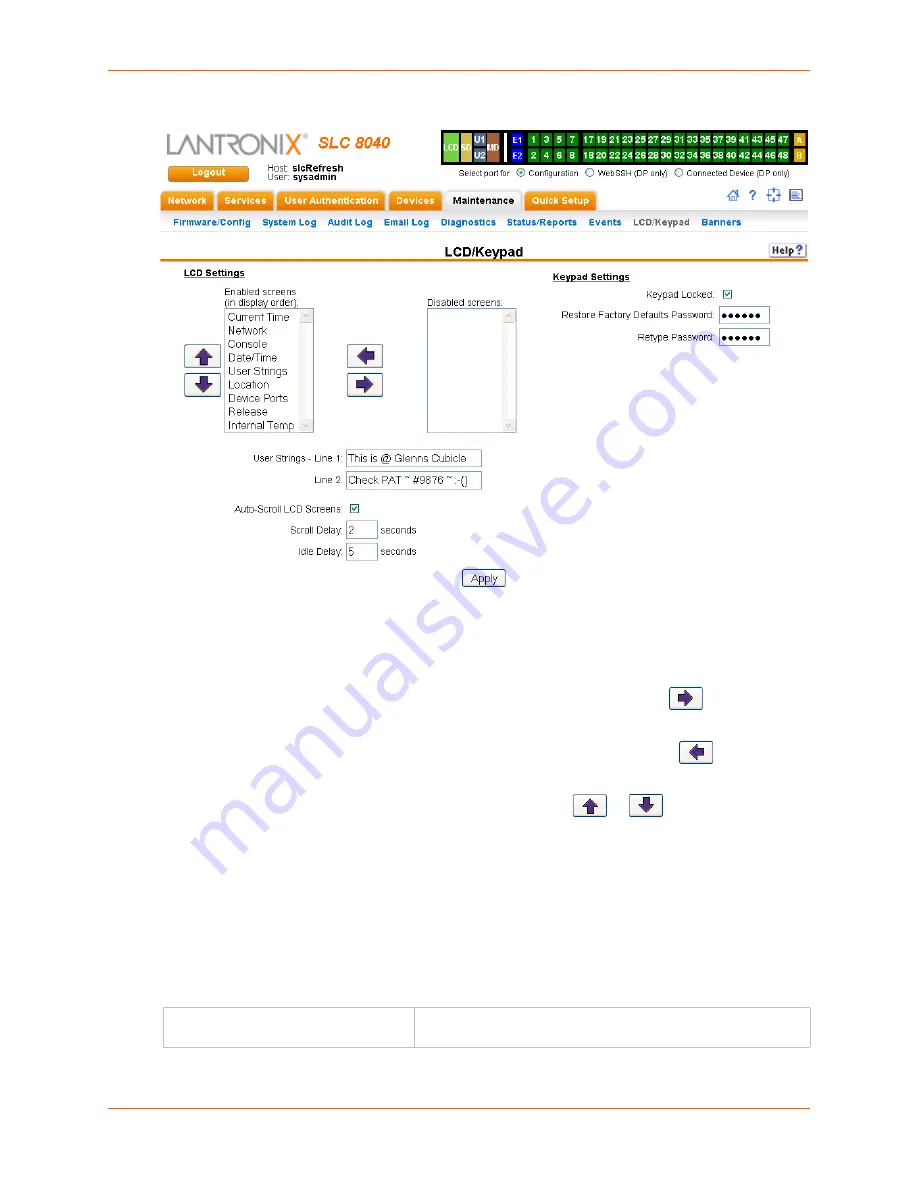 Lantronix SLC 8000 User Manual Download Page 252