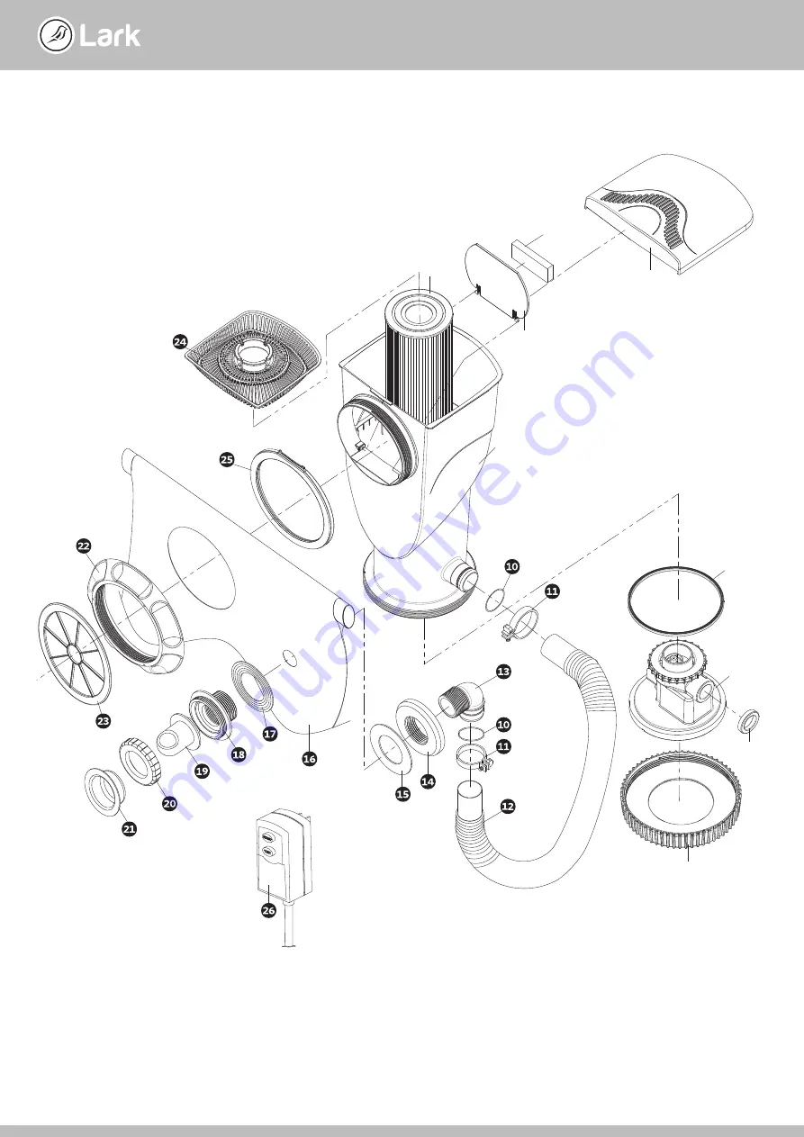 Lark SKIMMERPLUS SFX1000 Owner'S Manual Download Page 8