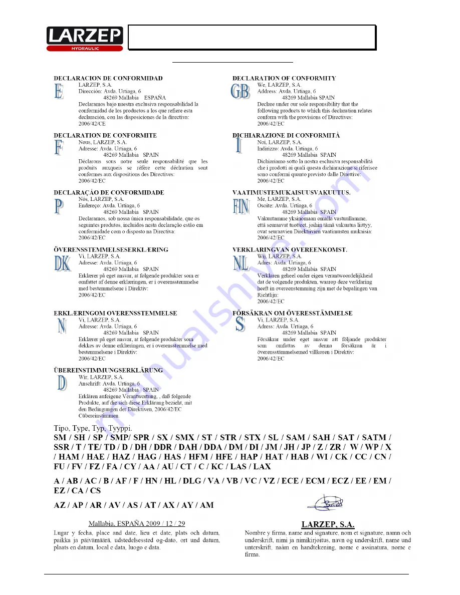 Larzep CN0024 Instruction Manual Download Page 4