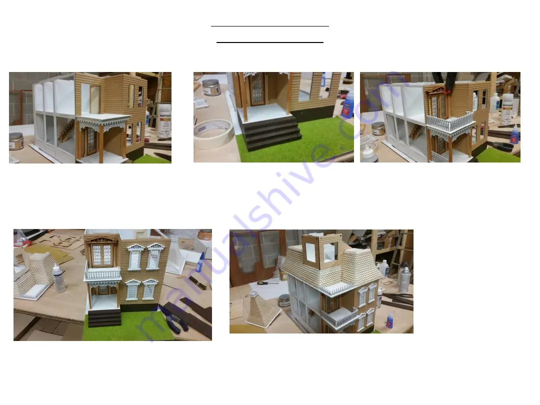 Laser Dollhouse Designs Stansfield Victorian Dollhouse Скачать руководство пользователя страница 54