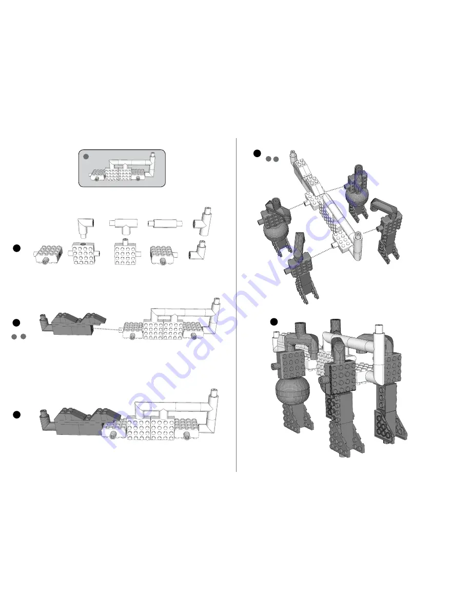 Laser Pegs 1070 Скачать руководство пользователя страница 3