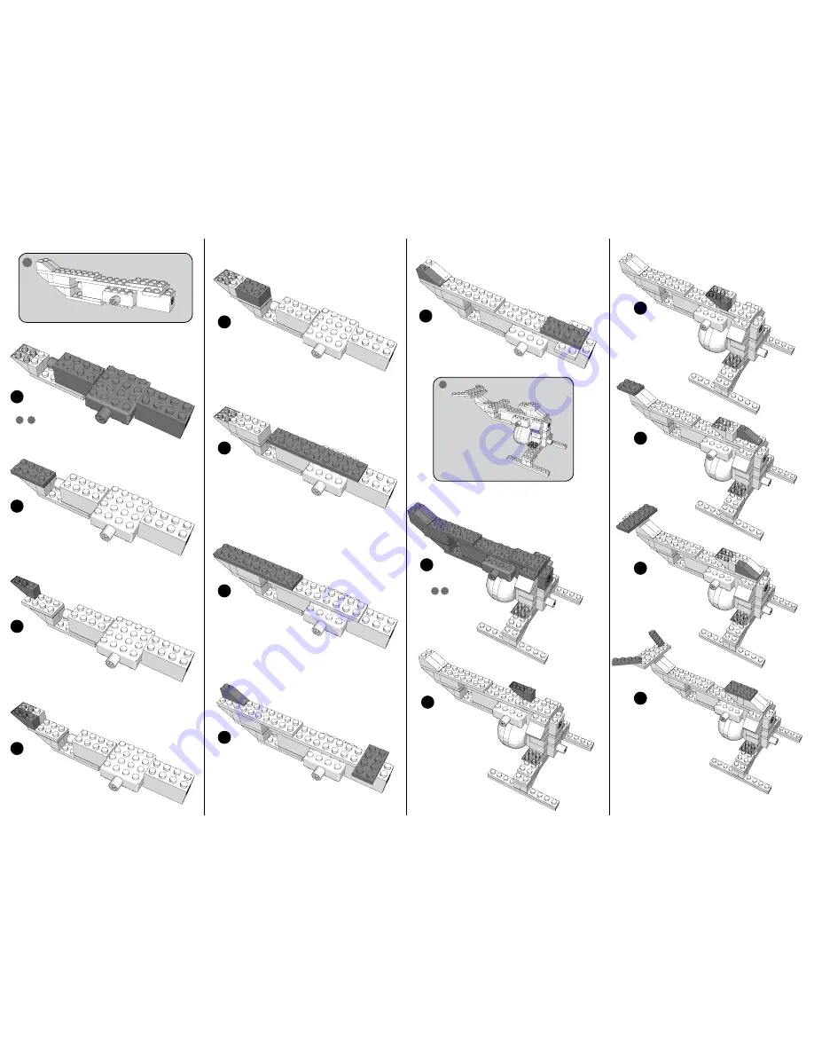 Laser Pegs 1270 Скачать руководство пользователя страница 3