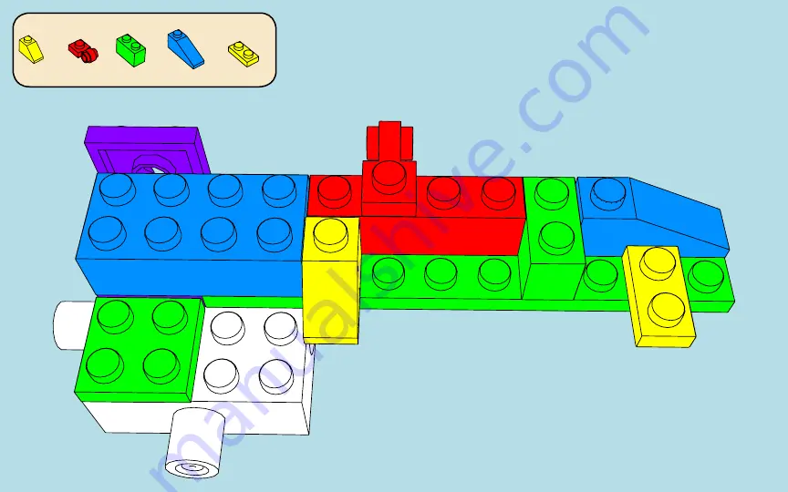 Laser Pegs 9570684 Скачать руководство пользователя страница 5