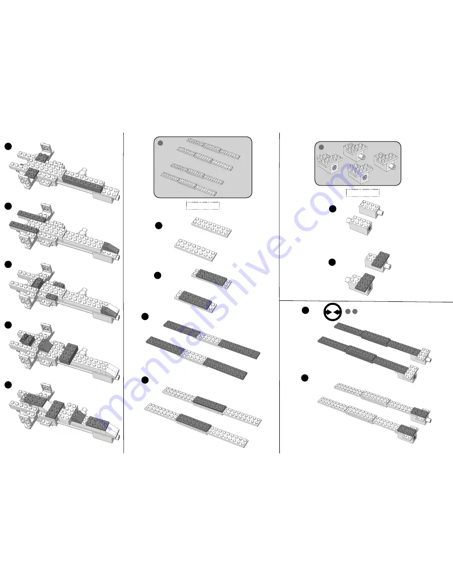 Laser Pegs C1200 HELICOPTER AGES 5+ Скачать руководство пользователя страница 4