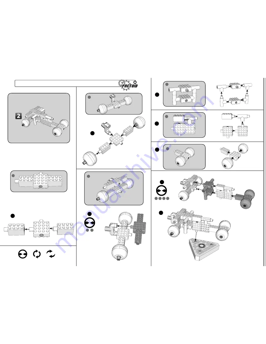 Laser Pegs C1200 HELICOPTER AGES 5+ Assembly Instructions Manual Download Page 11