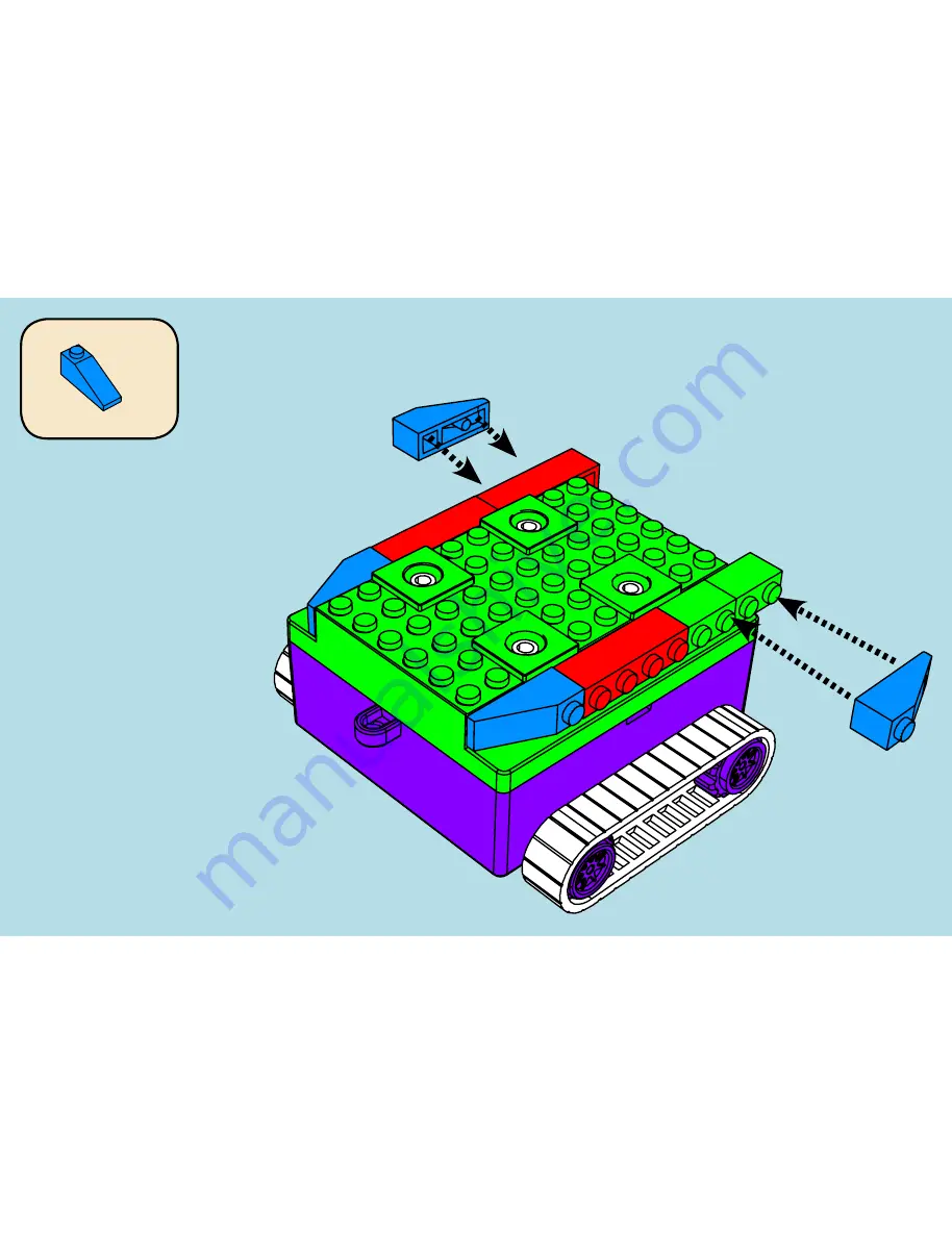 Laser Pegs EARTHMOVER RN 2170B Manual Download Page 9