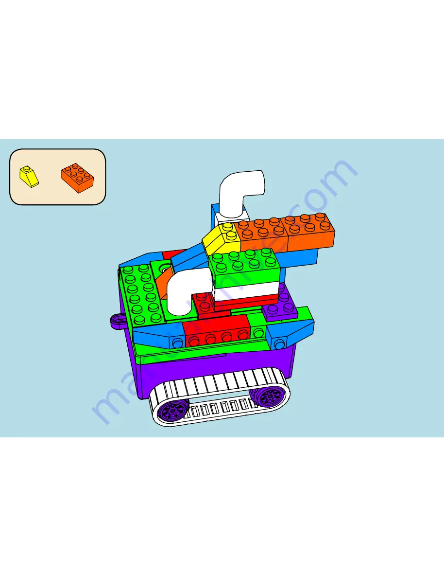 Laser Pegs EARTHMOVER RN 2170B Manual Download Page 14